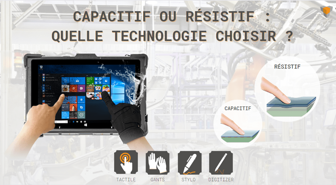 Ecran capacitif ou résistif