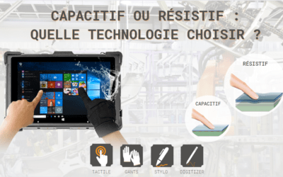 Capacitive or resistive screen